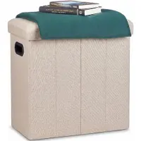 Relaxdays pouf. (46 x 25.50 x 49.50 cm)