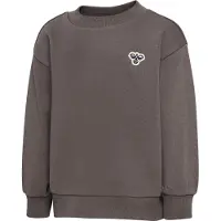 Hummel Sweat gris foncé / blanc