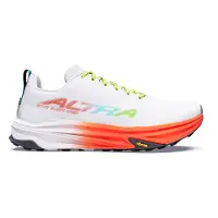 Altra - Chaussures de trail - M Mont Blanc Speed White/Fry Coral/Vapor Blue pour Homme - Taille 44
