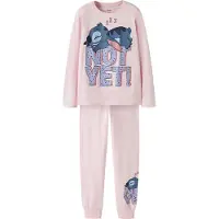 Name It Kids Pyjama 'NKFANDA STITCH' bleu marine / violet clair / rose / rose clair