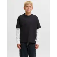Jack & jones Junior Sweat 'JCOEcho' noir / blanc