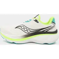 Saucony Chaussure de course jaune citron / pétrole / noir / blanc