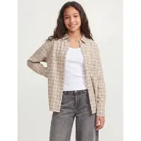Jack & Jones Kids Chemisier 'JXJAMIE' beige / cappuccino / roseau