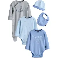 Ted Baker Ensemble de linge bleu / bleu clair / gris chiné / blanc