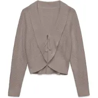 Vero Moda Cardigan 'VM' beige foncé