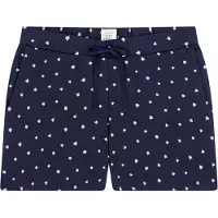 Schiesser Pantalon de pyjama ' Mix Relax ' bleu foncé / blanc