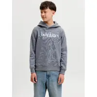 Jack & Jones Kids Junior Sweat 'JJTOM' azur / gris / orange / blanc
