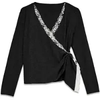 Vero Moda T-shirt 'AWMynthe' noir / blanc