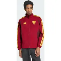 Adidas Vestes d’entraînement 'AS Rom Anthem' jaune / rouge / bordeaux