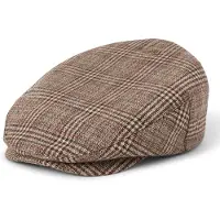 Brixton Bonnet chocolat / rouille / brocart