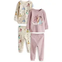 Next Pyjama beige clair / aqua / jaune / rose