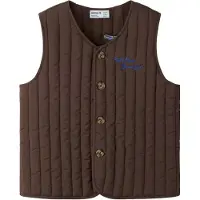 Name it Gilet 'NMMLEON' bleu roi / chocolat / blanc