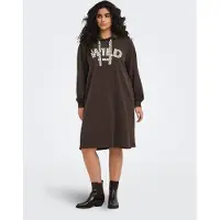 ONLY Carmakoma Robe 'CAREza' chocolat / pueblo / blanc