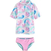 Next Maillot de bain bleu / menthe / rose clair / blanc