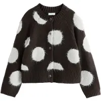Next Cardigan marron / blanc