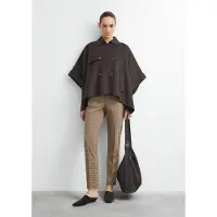 Comma Cape brun foncé