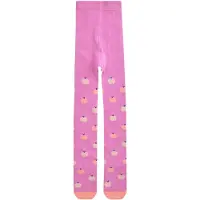 Next Collant 'Cotton Rich' bleu / orchidée / abricot
