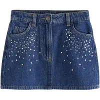 Next Jupe bleu denim / argent