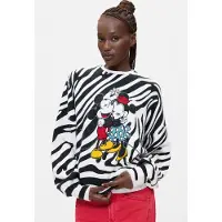 Desigual Pull-over mélange de couleurs / blanc