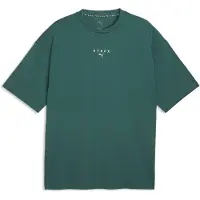 Puma T-Shirt émeraude / blanc