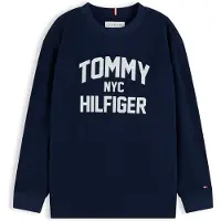 Tommy Hilfiger T-Shirt 'Brand Love' marine / blanc