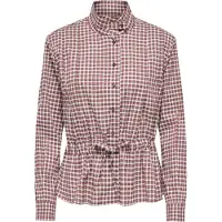 ONLY Chemisier 'ONLKeery' marron / noir / blanc
