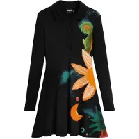 Desigual Robe bleu / vert / orange / noir