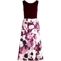 Vera Mont Robe orchidée / cyclamen / noir / blanc cassé