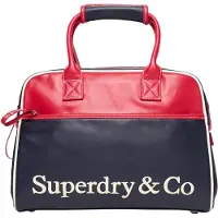 Superdry Sac de voyage 'Heritage' bleu foncé / rouge / blanc