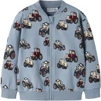 Name it Veste de survêtement 'NMMLIBERTUS' bleu marine / bleu-gris / marron / bordeaux