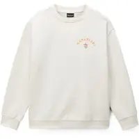 Napapijri Sweat-shirt 'B-Bliss' orange / blanc