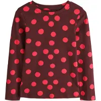Next T-Shirt chocolat / rouge sang
