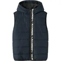 Name it Gilet 'NKMMYLANE' bleu marine / noir / blanc