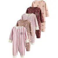 Next Pyjama brocart / lilas / mauve / rouge rouille