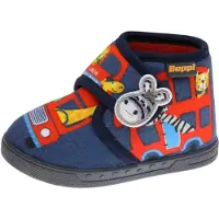 Beppi Pantoufle 'Indoor Shoe' bleu