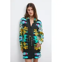 Desigual Robe-chemise 'C Lacroix' mélange de couleurs / noir