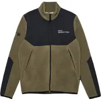 Halo Veste en polaire olive / noir