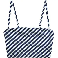 Next Hauts de bikini bleu marine / blanc