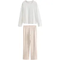 Next Pyjama camel / gris chiné