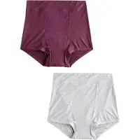Next Culotte gris clair / bordeaux