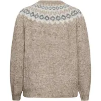 KAFFE CURVE Cardigan beige chiné