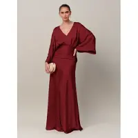 SAVEL Robe 'Lucky' rouge