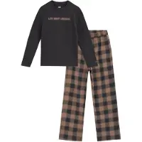We fashion Pyjama anthracite / greige