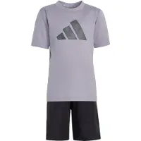Adidas Survêtement 'Seasonals' gris / lavande / noir