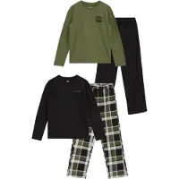 We fashion Pyjama gris clair / olive / noir