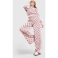 Adidas Originals Pantalon Large Satin Polka Dots - Violet, Violet