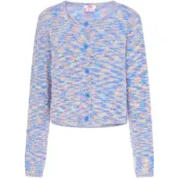 Mymo Cardigan bleu / mélange de couleurs