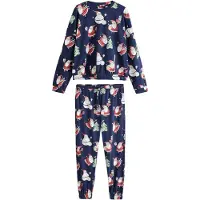 Next Pyjama 'Matching Family Christmas' bleu marine / vert pastel / rouge / blanc
