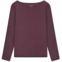 Schiesser Chemise de nuit ' Mix Relax ' brun foncé / violet / aubergine
