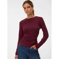 Vero Moda T-shirt 'VMAva Sarah' bordeaux